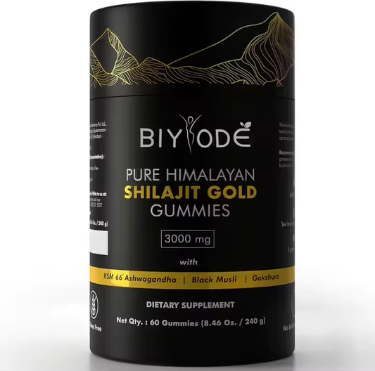 Biyode – Shilajit Gummies – Natural Energy, Endurance, and Recovery in Every Bite