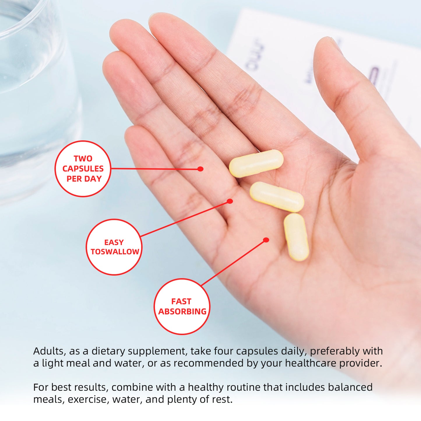 Biyode effective formula coenzyme coq10 supplement capsules