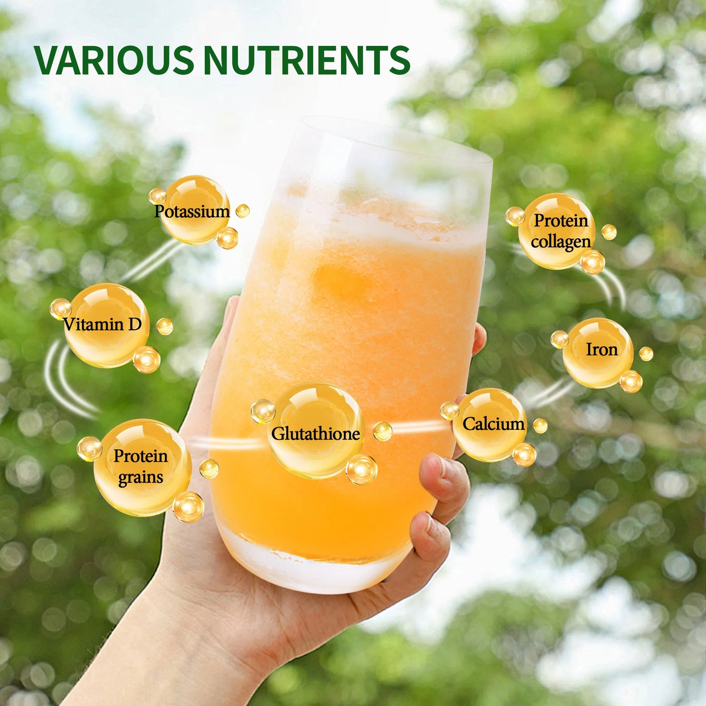 Fully Customized Hami Melon Milkshake Beauty Milk Collagen Drink