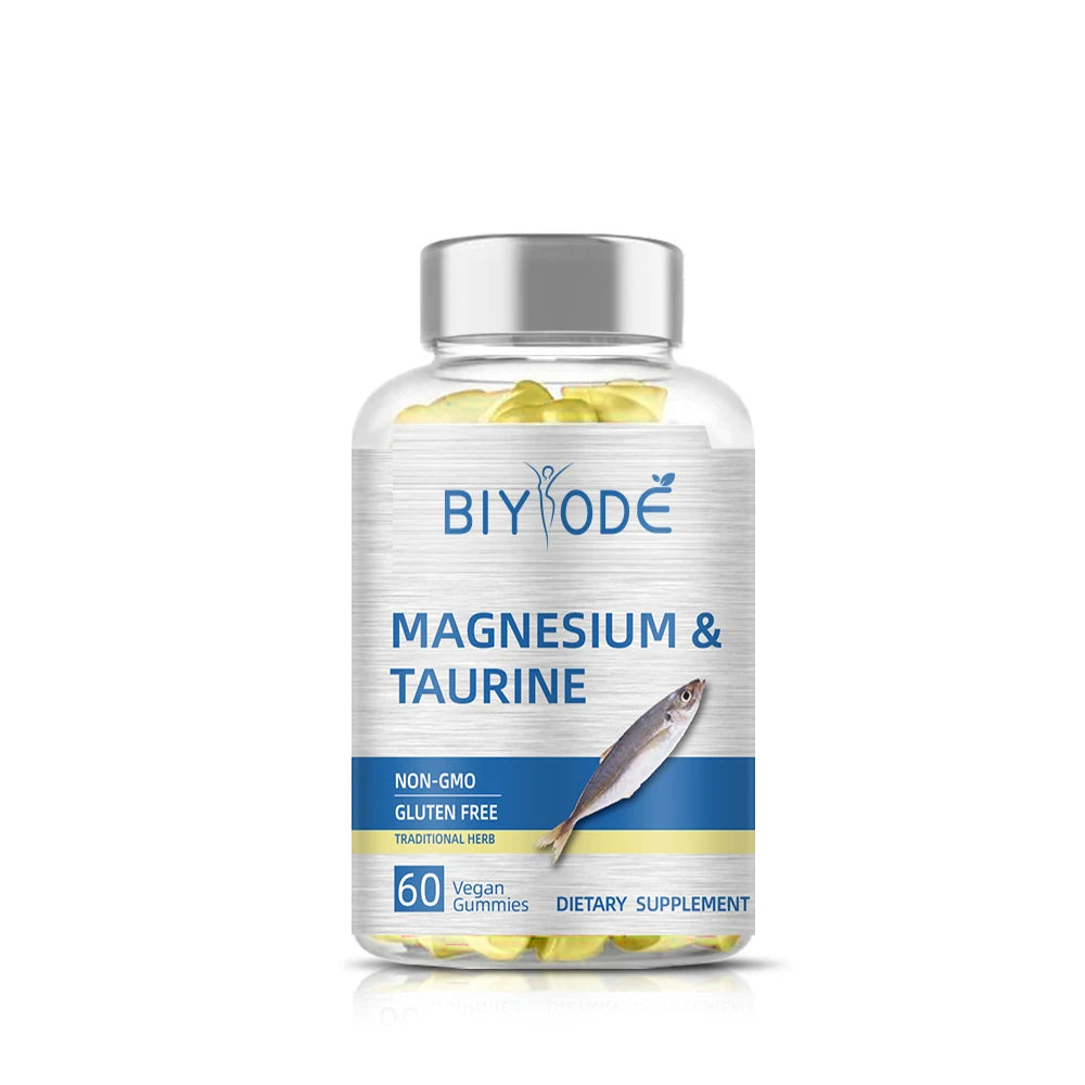 custom logo label supplement manufacturer taurine magnesium supplement softgel capsules