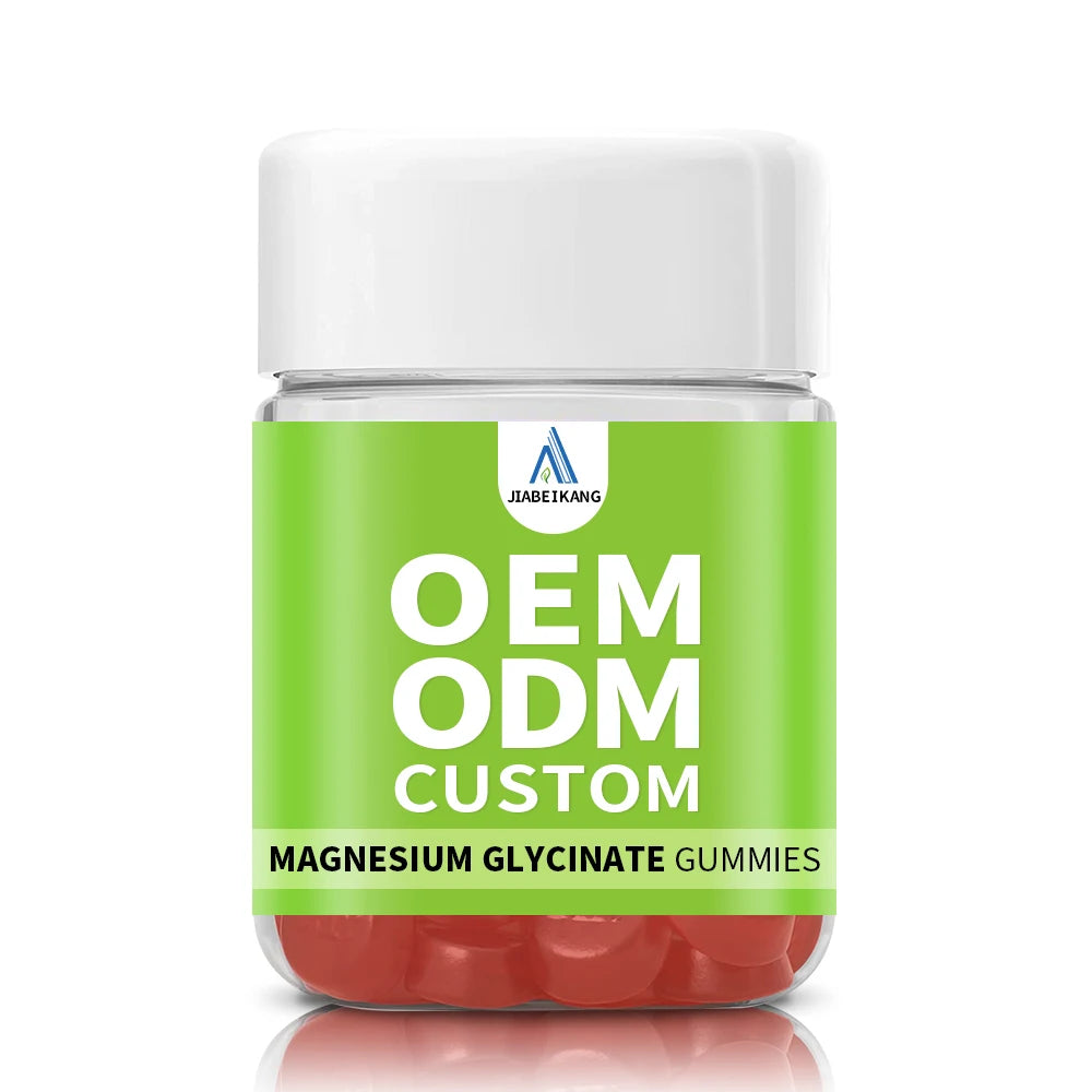 Custom Logo Label Supplement Manufacturer Magnesium Supplement Magnesium Glycinate Gummies