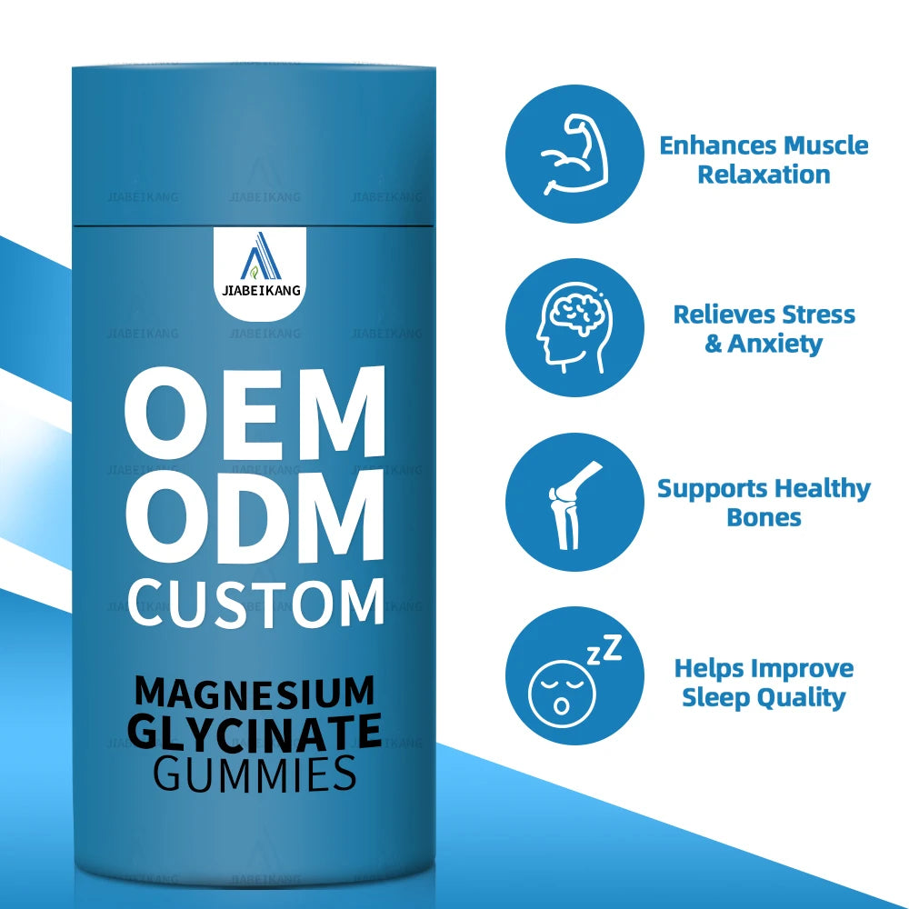 Wholesale Cuctomization OEM Magnesium Glycinate Gummy