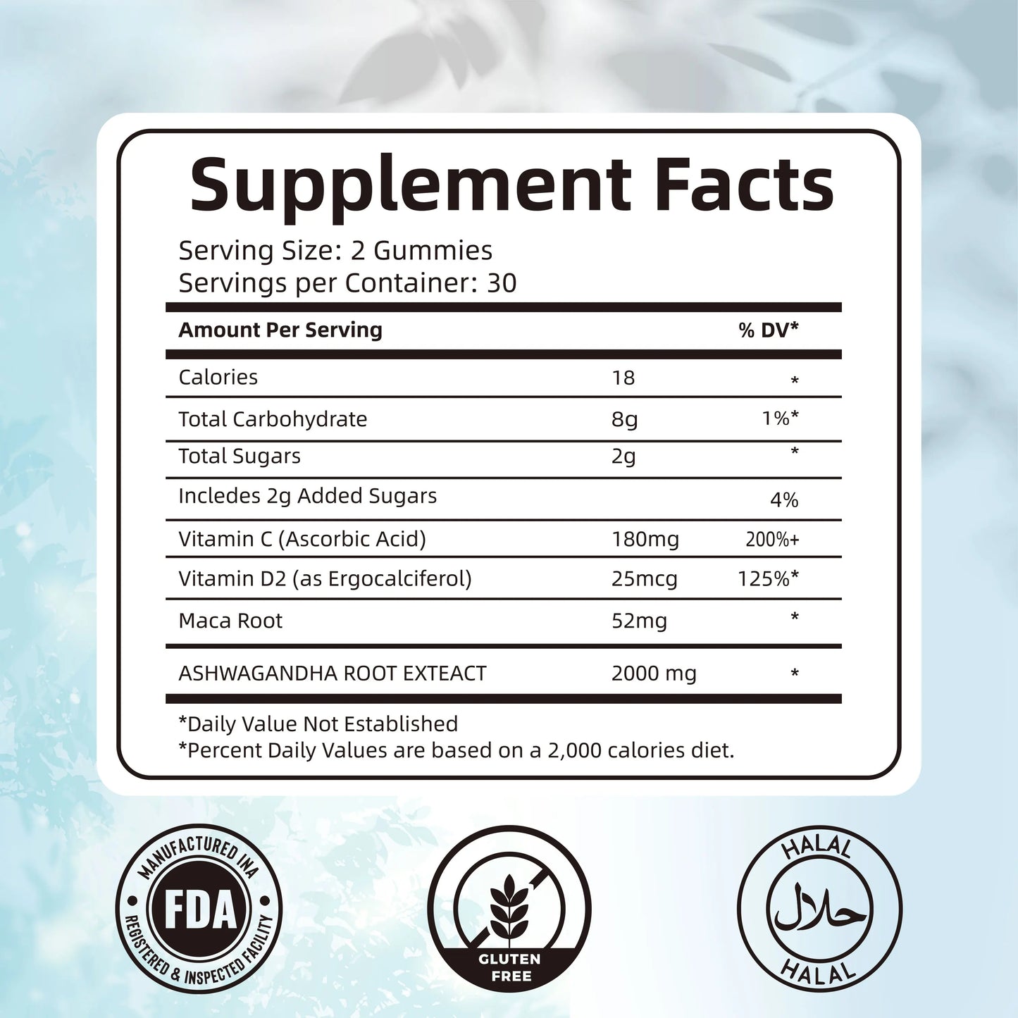 OEM ODM custom private label supplement manufacturer ashwagandha gummies