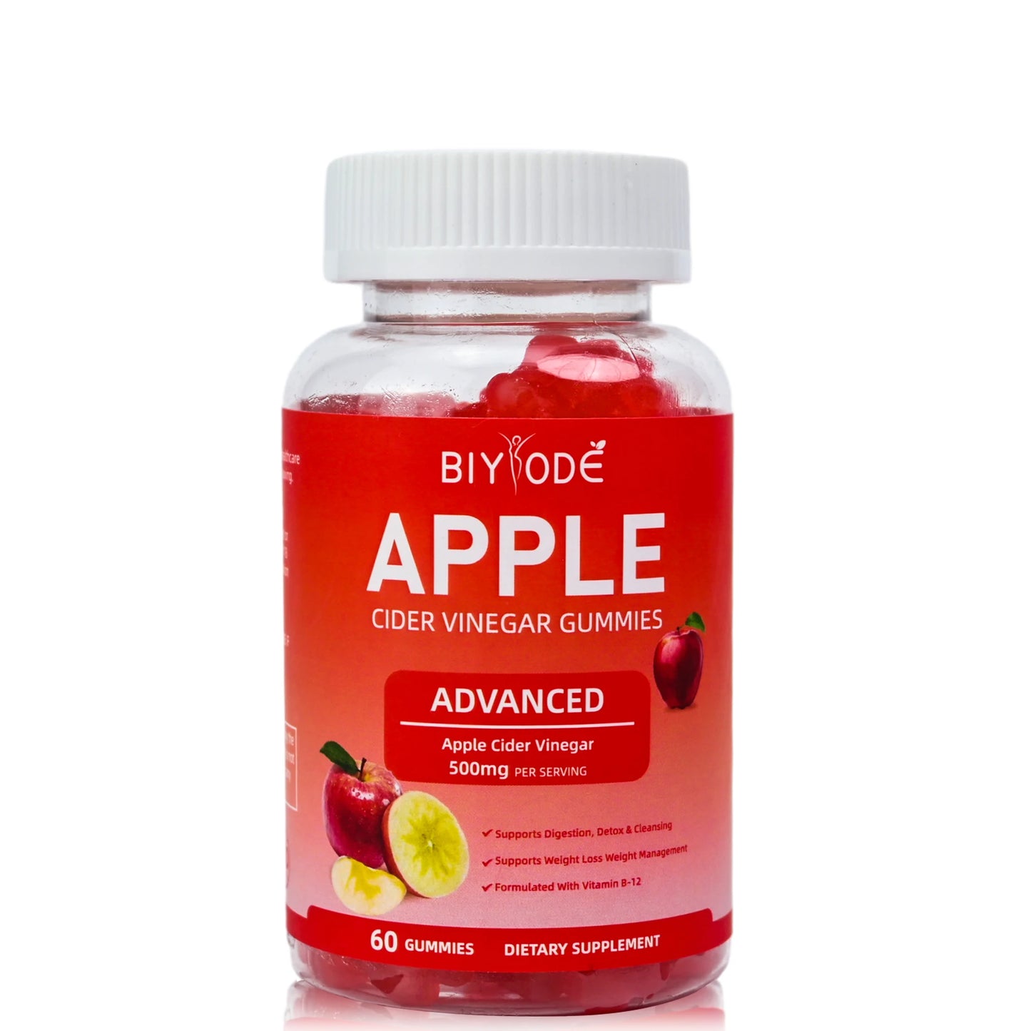 OEM L Carnitine Supplement Health 1000mg Vegan Apple Cider Vinegar Vitamin Gummies