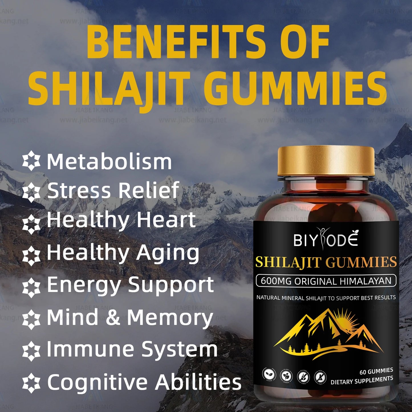 Certificated factory organic puro gold himalayan shilajit supplementt wholesale private label natural bulk shilajit gummies