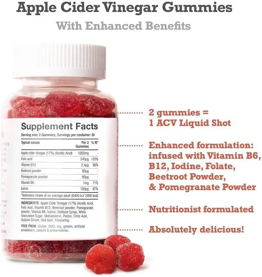 OEM ODM custom private label wholesale healthcare supplement for digest support sugar free apple cider vinegar gummies