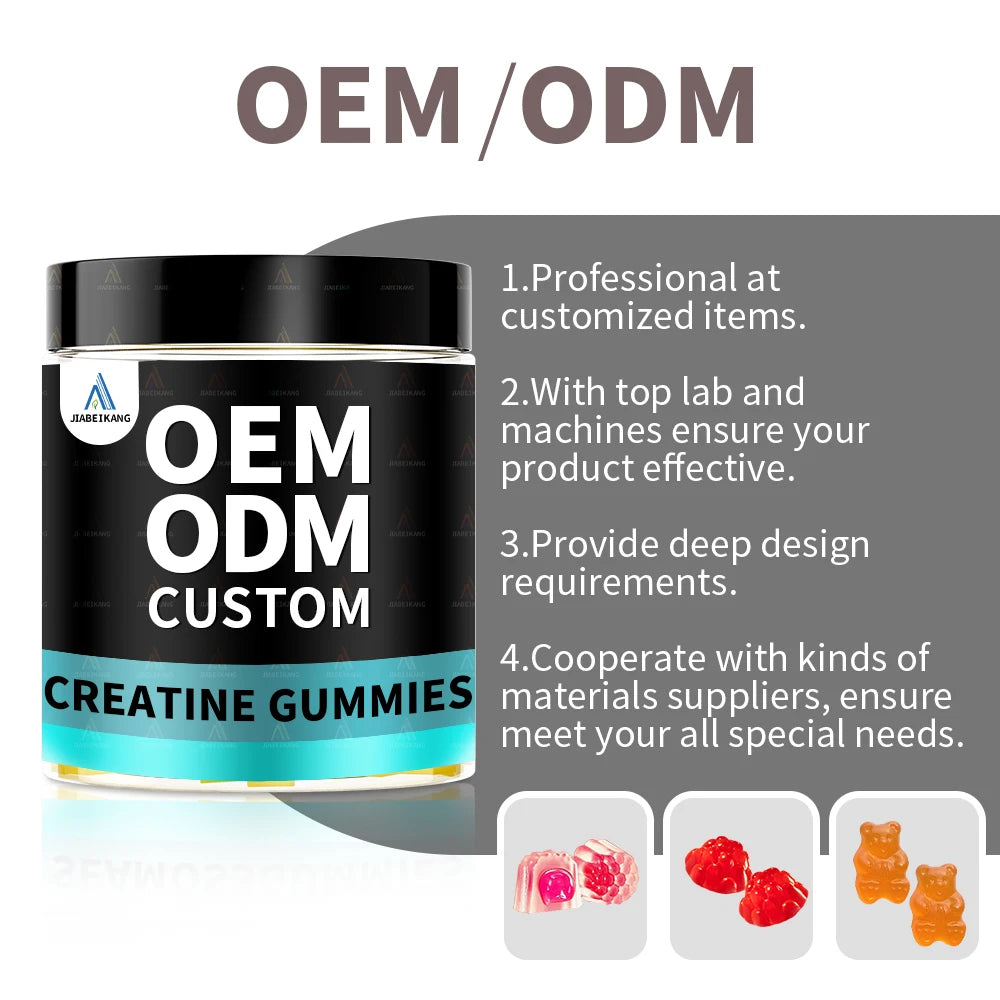 Customized Sports Nutrition Creatine Monohydrate Gummies