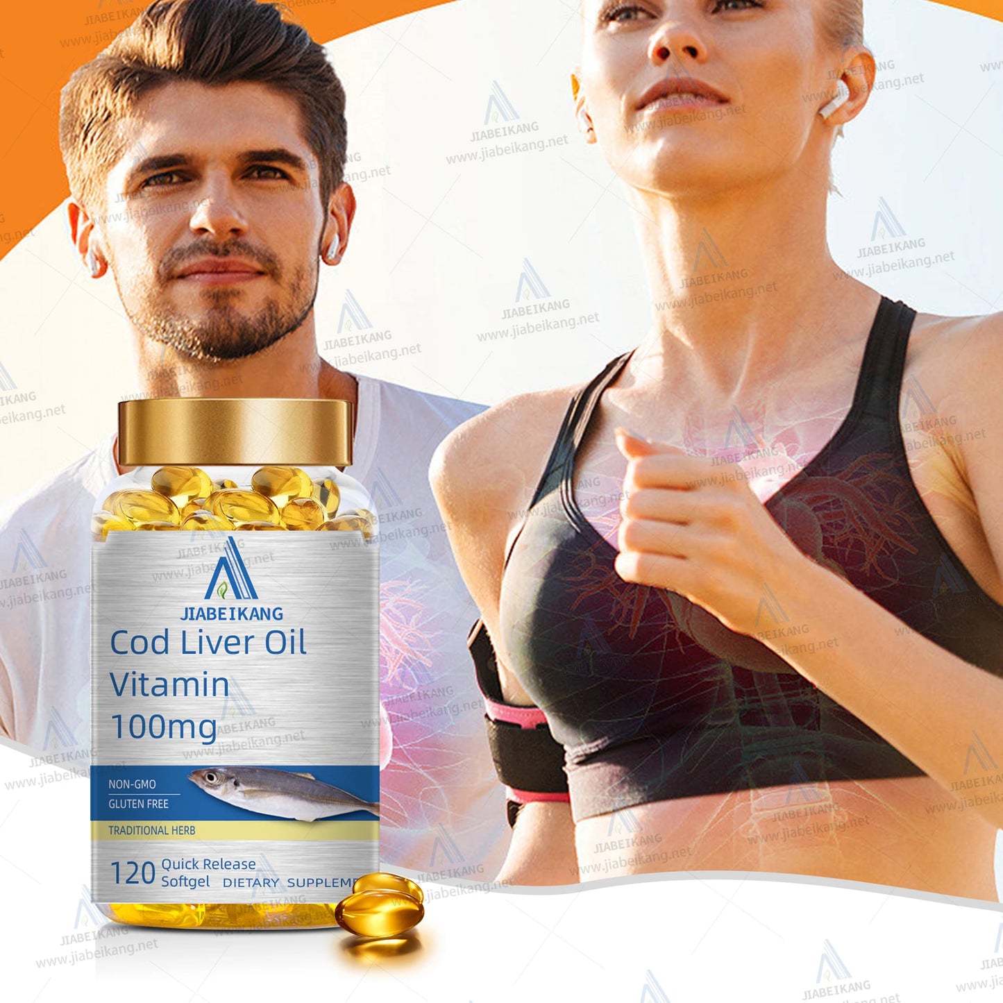 GMP factory vegetarian soft capsule cod liver oil vitamin bittern custom oem vegetarian soft capsule