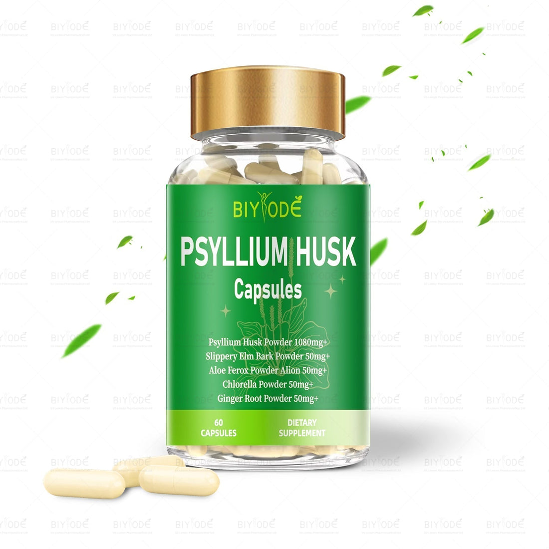 Biyode-Discover the Power of Psyllium: Natural Fiber Capsules for Better Gut Health