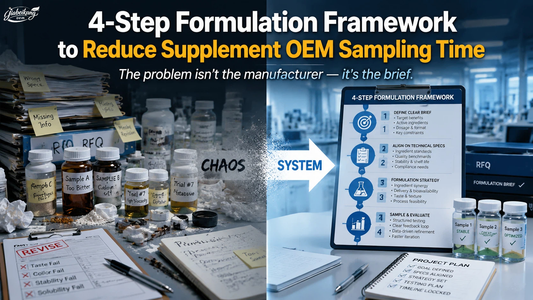 How to Reduce Supplement OEM Sampling Time: A 4-Step Formulation Framework