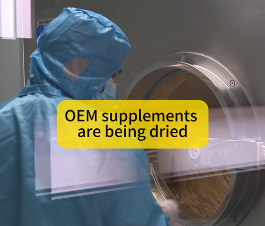 Jiabeikang-OEM supplements are being drie!