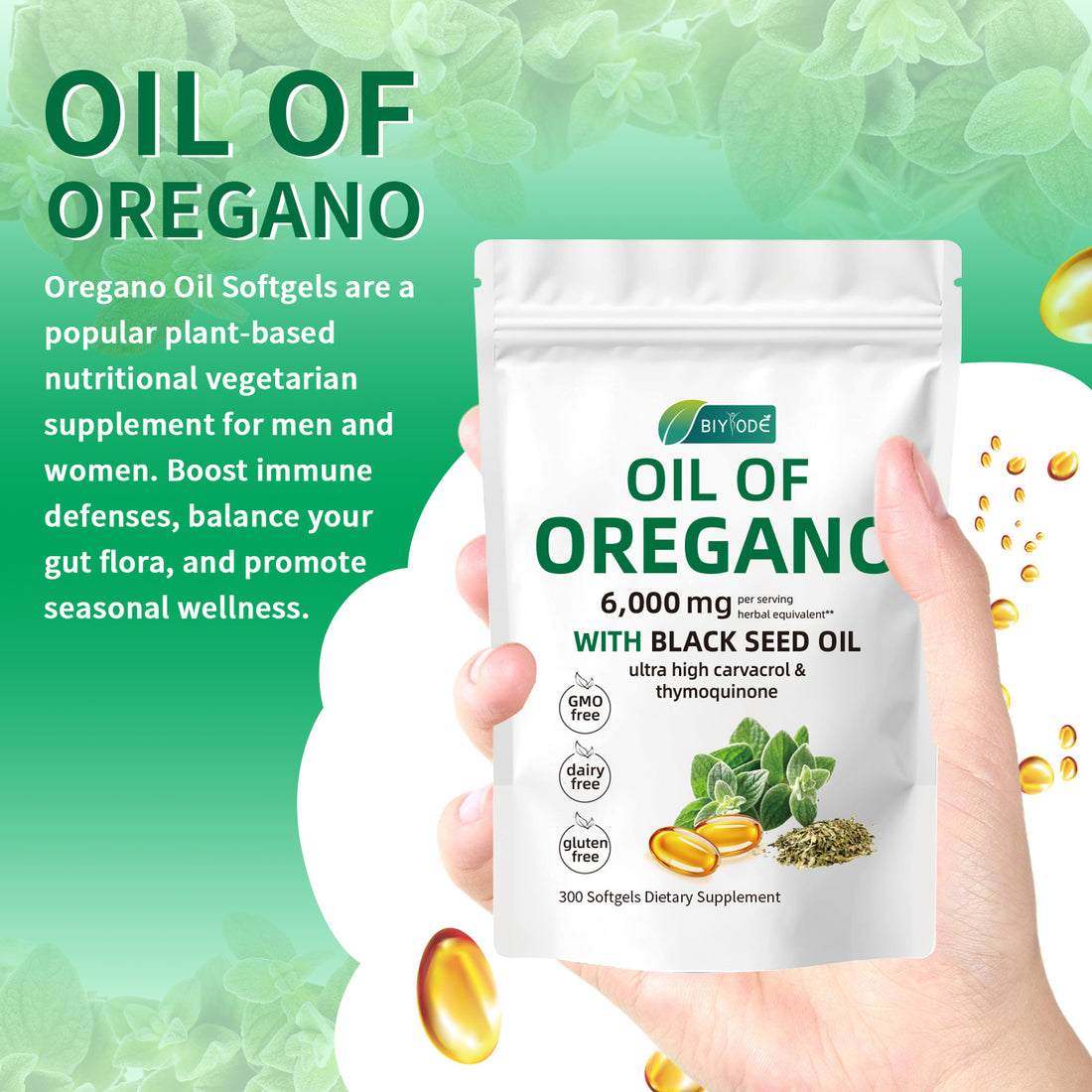 Biyode - oregano oil softgel