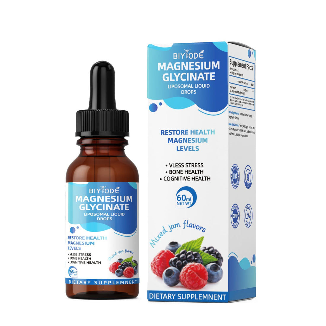 Biyode - Magnesium glycinate liquid drops