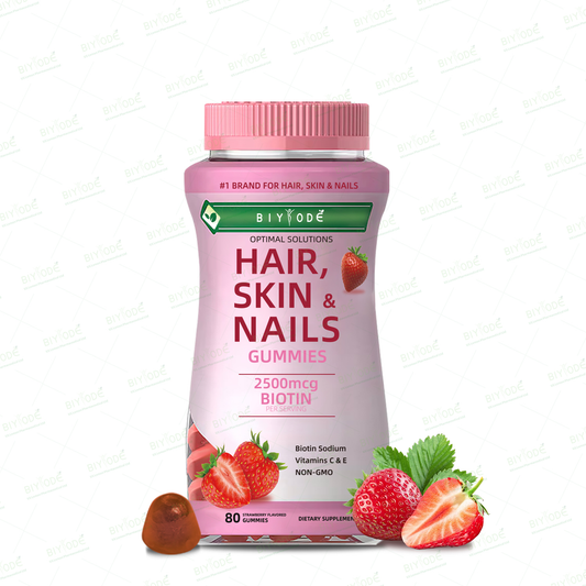 ✨ Smooth hair, glowing skin, and stronger nails – all in one delicious gummy!