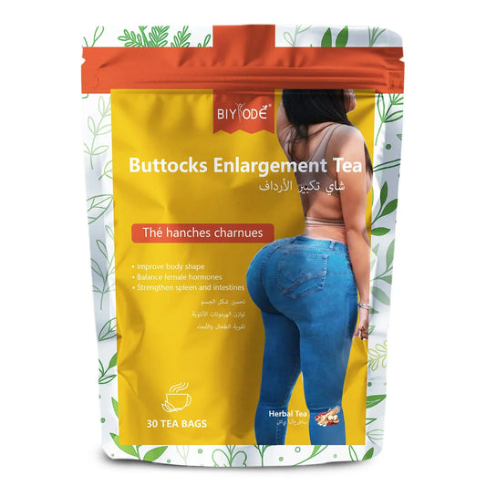 🍑 Unlock Your Natural Curves — BIYODE Buttocks Enlargement Tea Bag