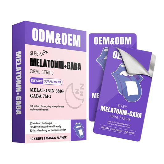 A Smarter Way to Fall Asleep Naturally-Melatonin + GABA Sleep Strips