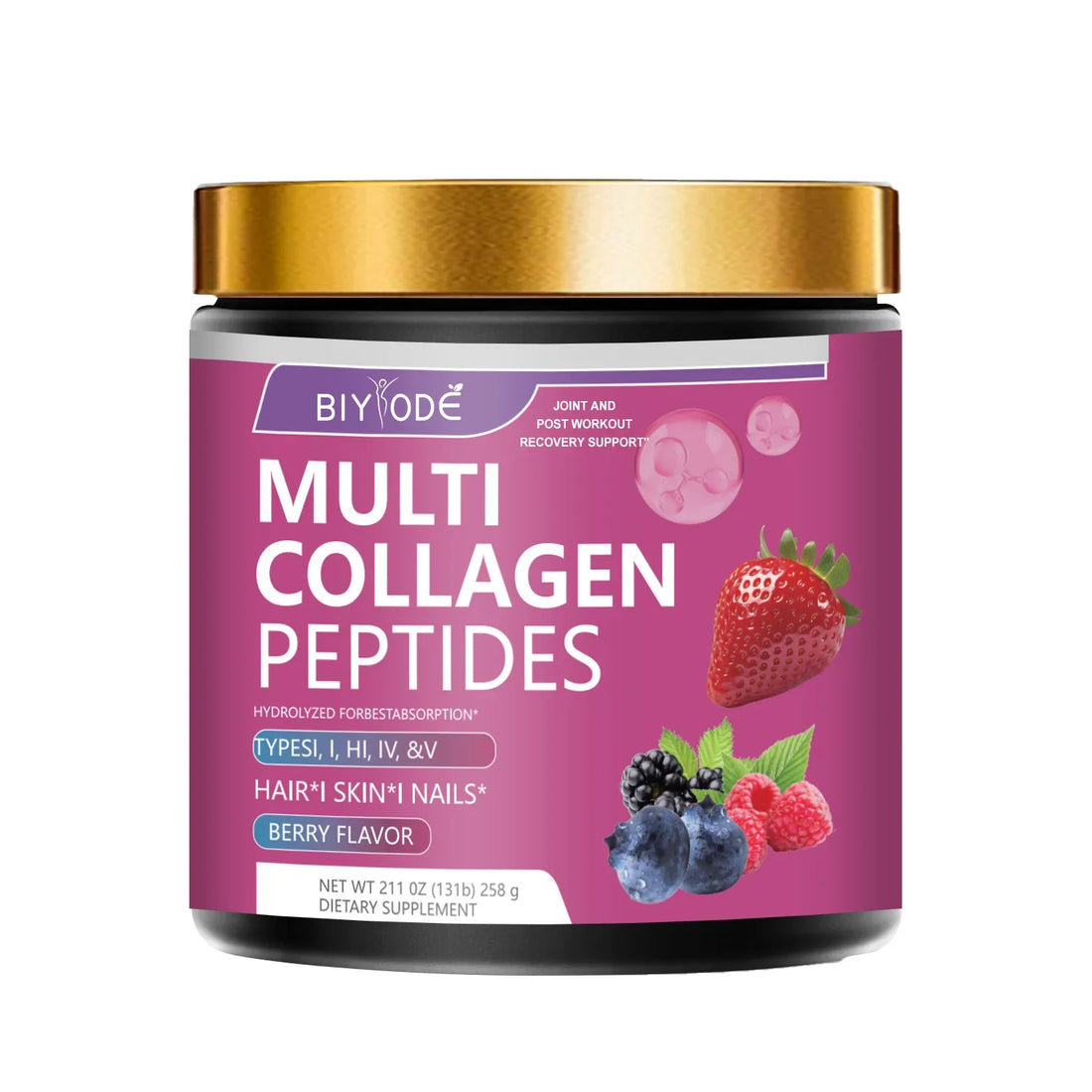 🌸 Beauty & Strength in Every Bite — Multi Collagen Peptides Gummies