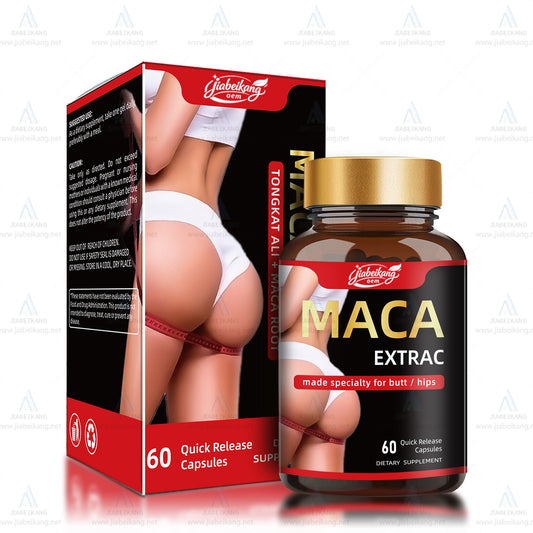 Pink maca extract herbal supplement for hip and butt enlargement bbl capcules