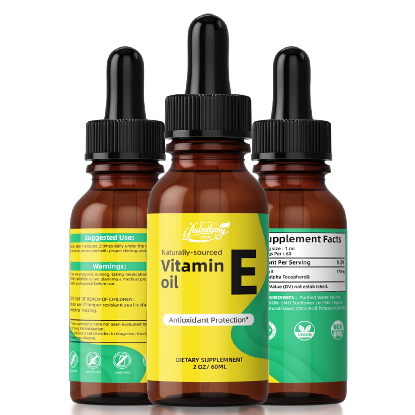 OEM Vitamin Skin Whitening Seasonal Health Fast Shipping Natural Vitamins E Drops