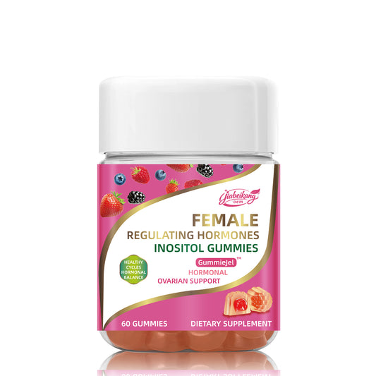 Custom Logo Label Supplement Manufacturer Wholesale Multivitamin Supplement Female Regulating Hormonal Balance Inositol Gummies