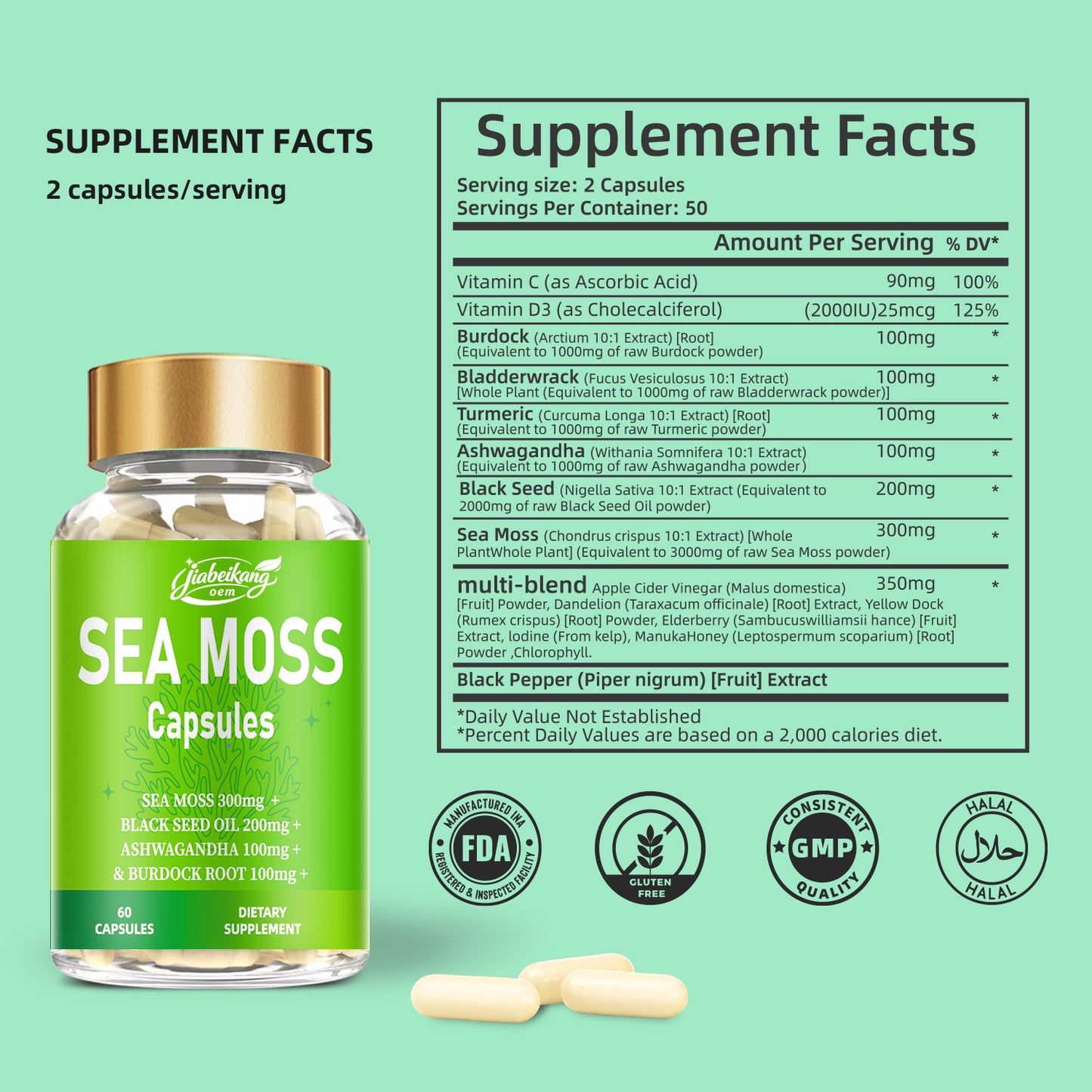 seamoss supplement sea moss capsules