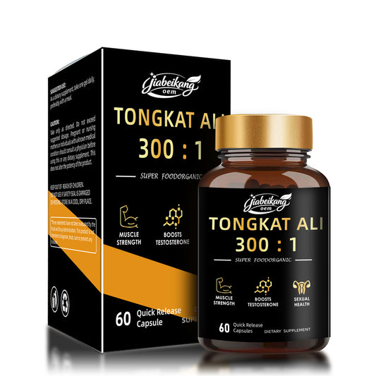 Jiabeikang Factory natural tongkat ali extract pills for men male energy boost dietary supplement capsules