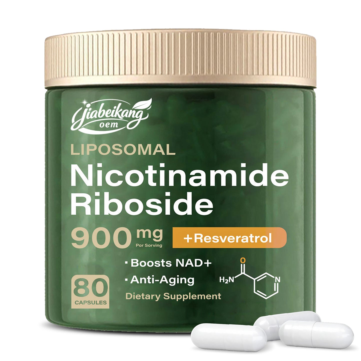 certificate manufacturer NSF HALAL COA GMP wholesale nicotinamide riboside nad capsules