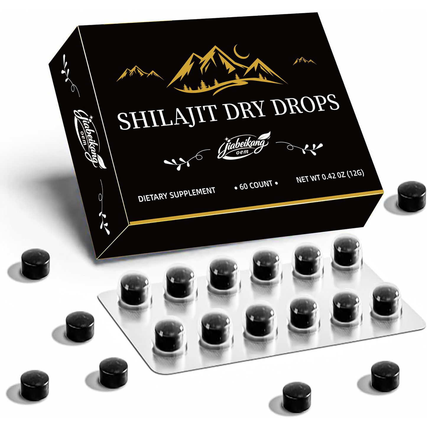 Himalayan shilajit suite custom wholesale oem any style gummies capsules drop and tablet healthcare supplement