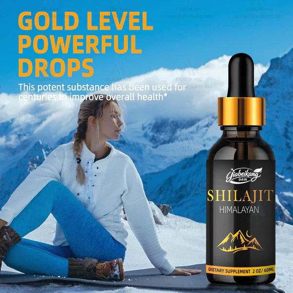 GMP factory wholesale custom oem himalayan shilajit liquid dry drop