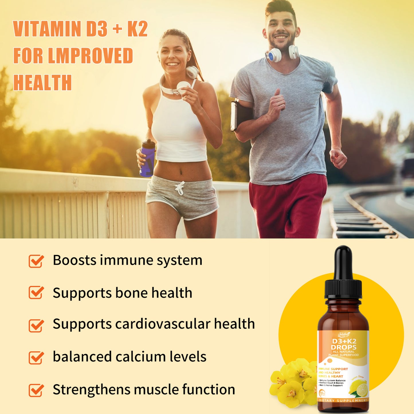 vitamin d3 k2 and supplement wholesale immune system support multi vitamin liquid drops