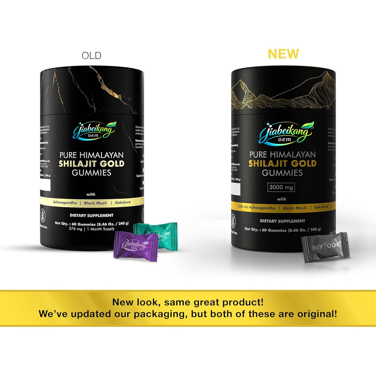 bottle pack gold shilajit gummies