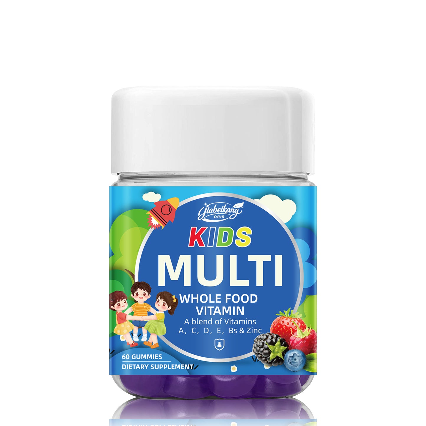 Effective Formula Kids Multi Vitamin Supplement Wholesale Immune Support Multivitmin B B12 Children Gummies