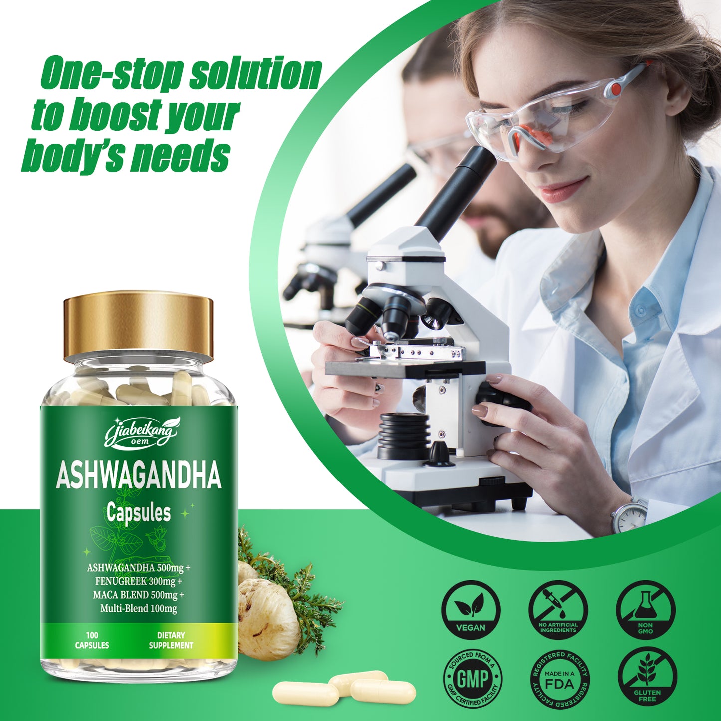 effective formula ready stock wholesale herbal maca ashwagandha extract deep sleep dietary supplement ashwagandha capsule