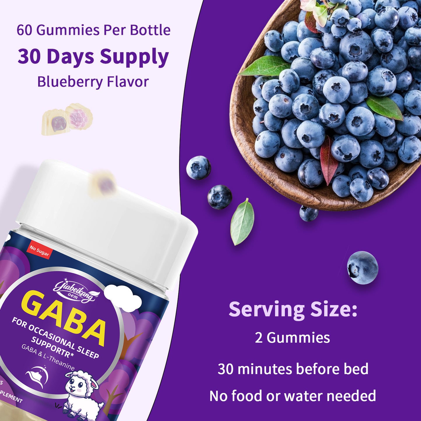 biyode effective formula sleep better supplement ready stock fast shipping wholesale gaba sleep gummies melatonin