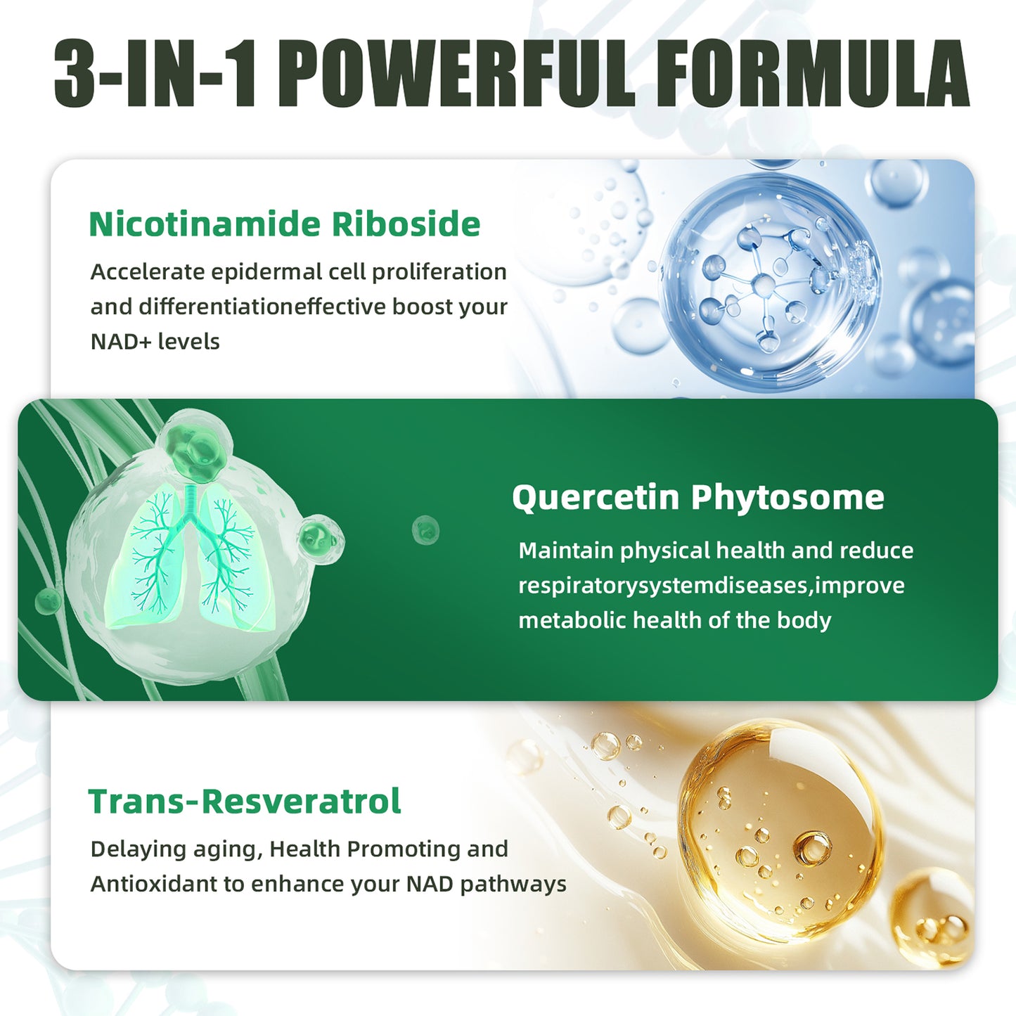 certificate manufacturer NSF HALAL COA GMP wholesale nicotinamide riboside nad capsules