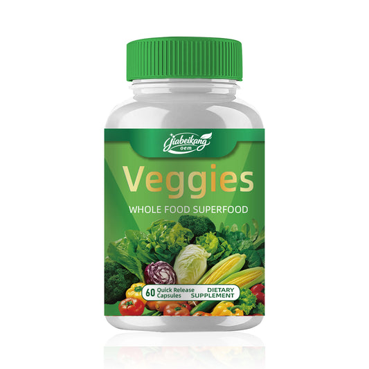 Jiabeikang Factory OEM ODM Custom Ready Stock Wholesale All-in-One Superfood Veggies Capsules
