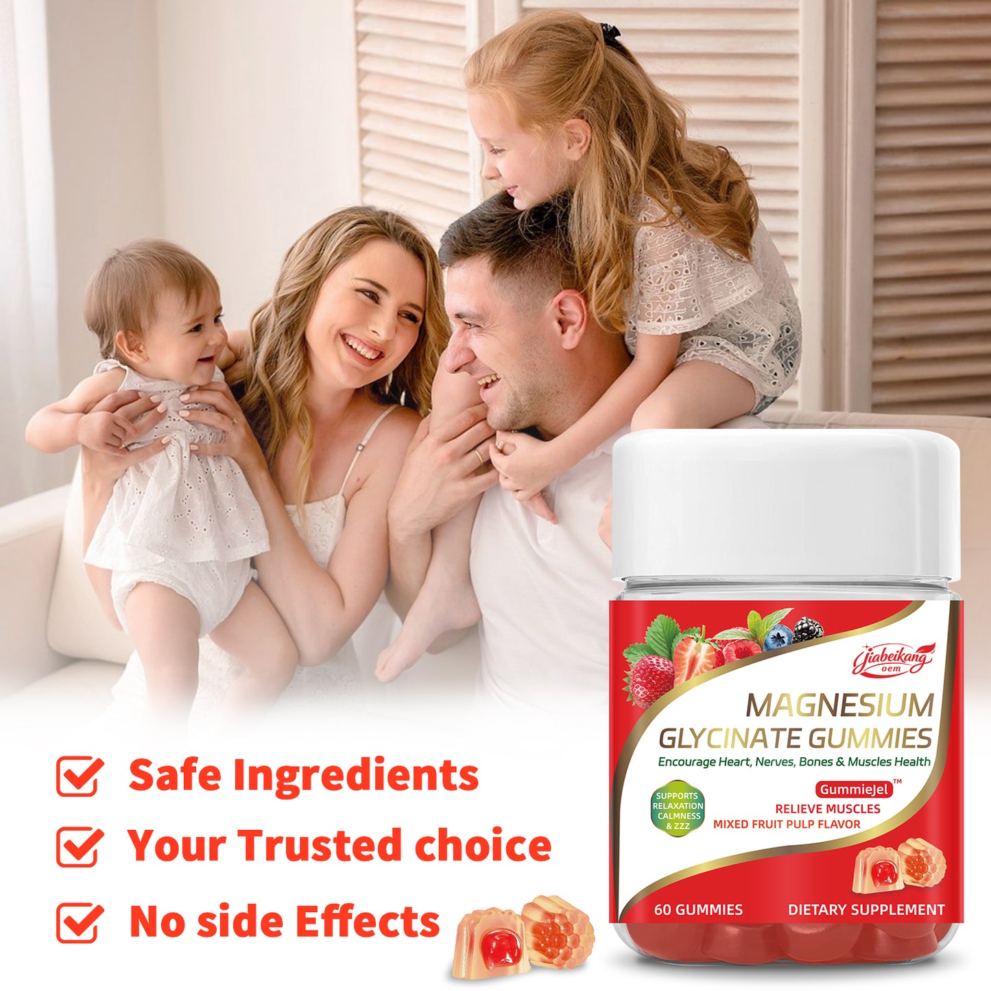 Magnesium glycinate supplement wholesale stress relief sleep help gummies