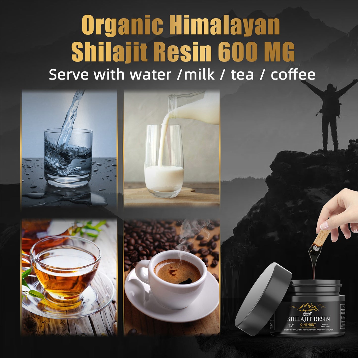 Shilajit resin supplement manufacturer