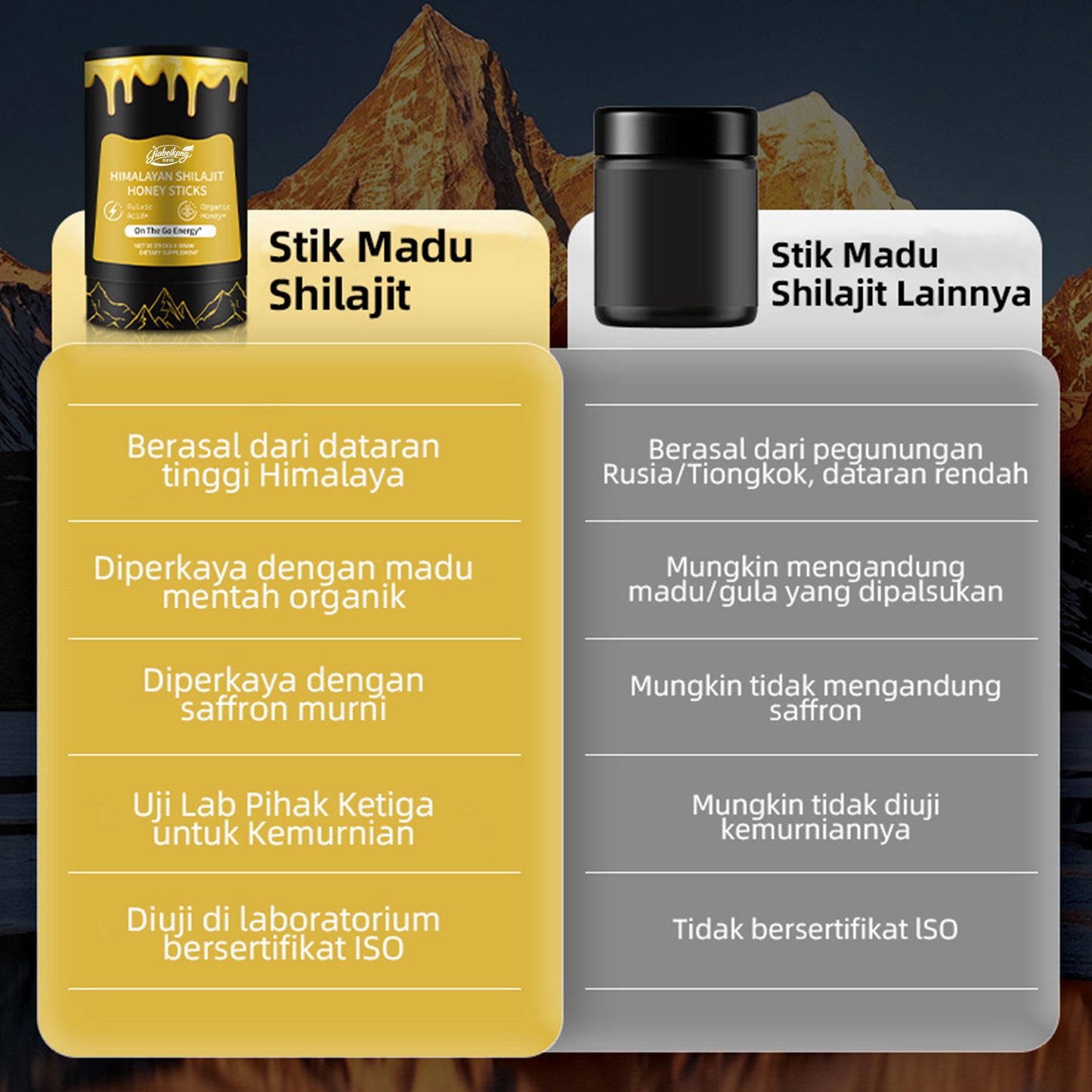 biyode effective formula fulvic acid orginic honey supplement ready stock fast shipping wholesale shilajit honey  sticks