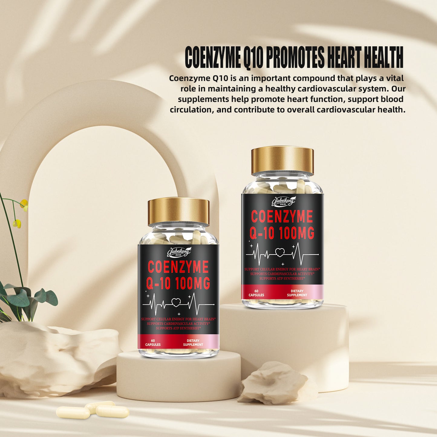 Biyode effective formula coenzyme coq10 supplement capsules