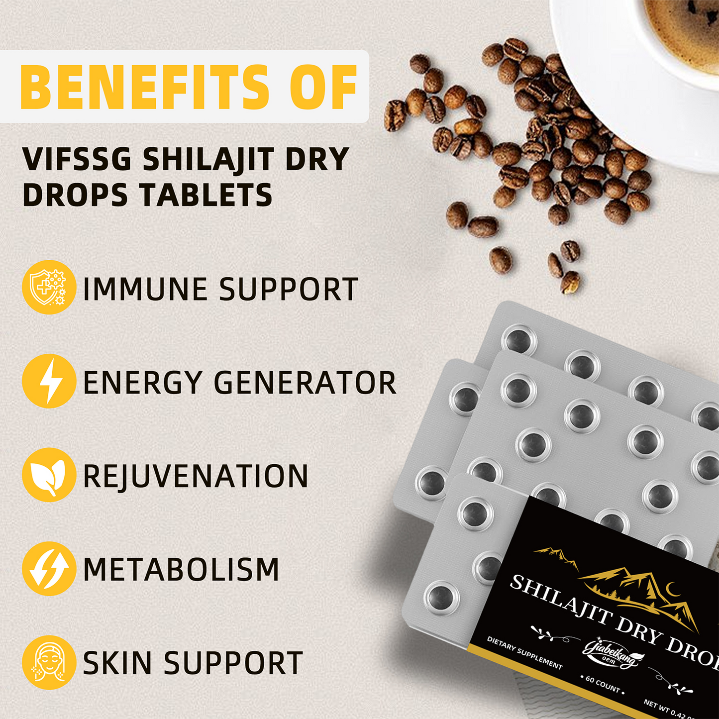 Himalayan shilajit suite custom wholesale oem any style gummies capsules drop and tablet healthcare supplement
