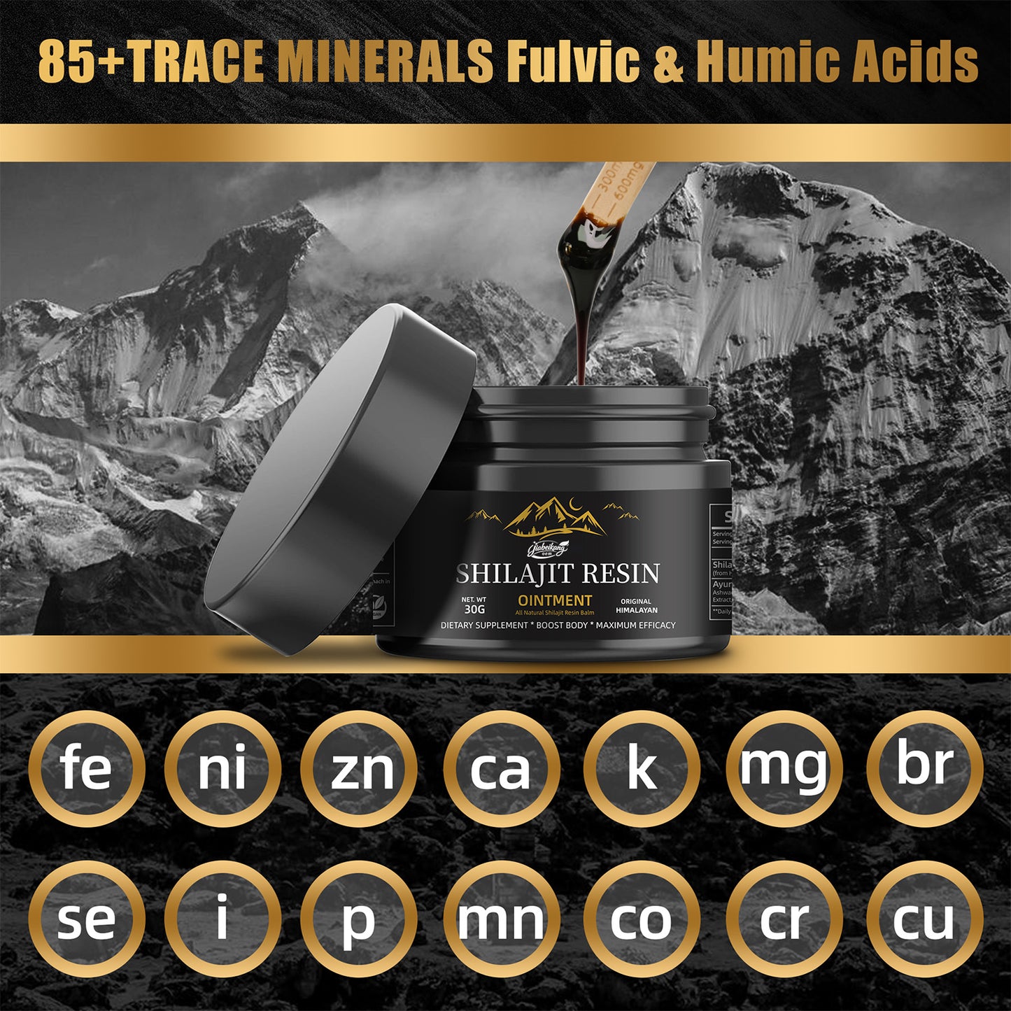 Shilajit resin supplement manufacturer