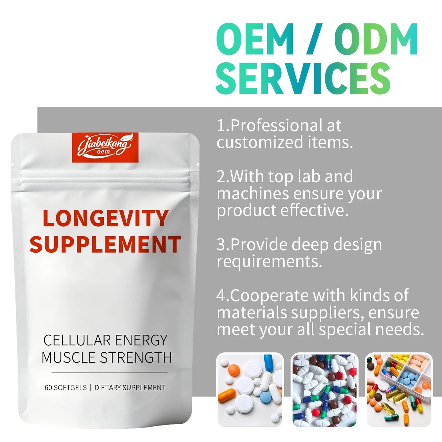 OEM Private Label Urolithin a 500mg Vegetarian Softgels Plant Based Cellular Wellness Daily Vitality Supplement