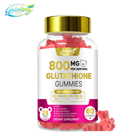 Glutathione Gummies Antioxidant Support with Collagen & Vitamin C Strawberry Flavor 60 Count Private Label Supplement