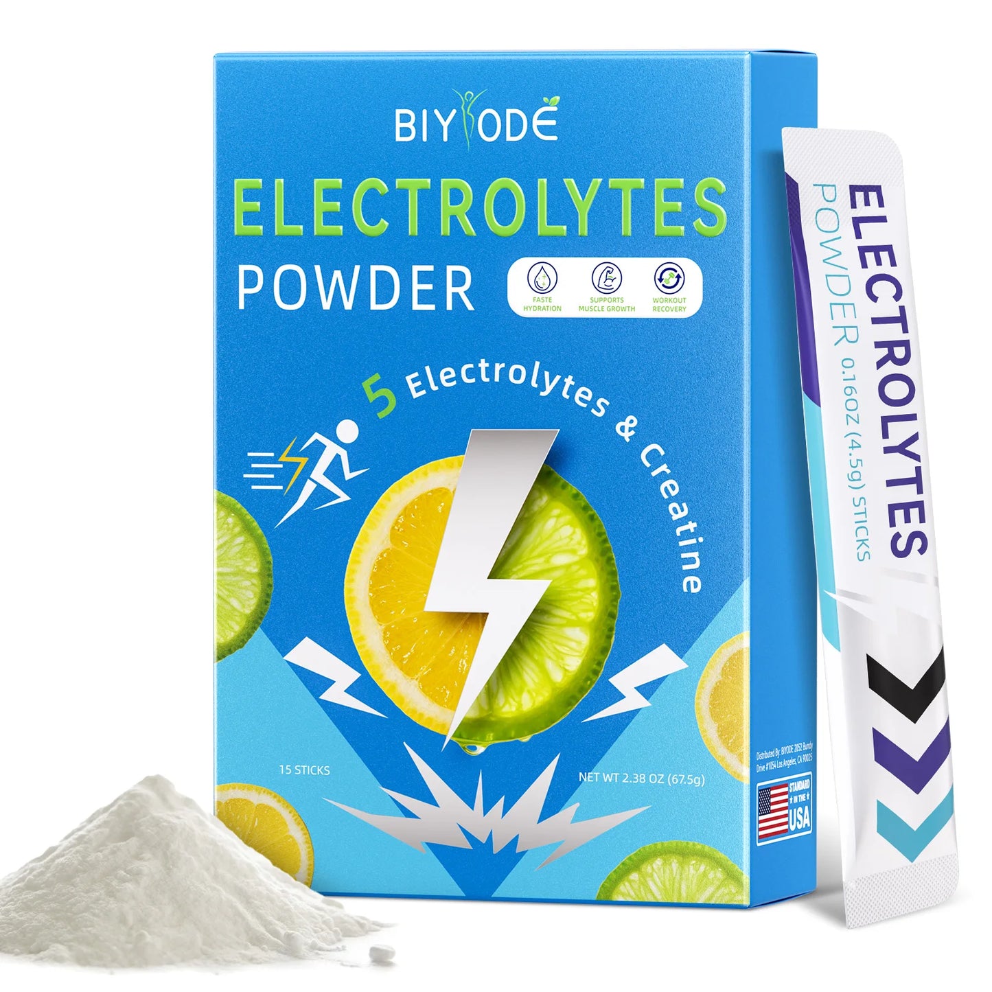 BIYODE Electrolytes Powder – Daily Hydration & Sports Recovery Drink Mix