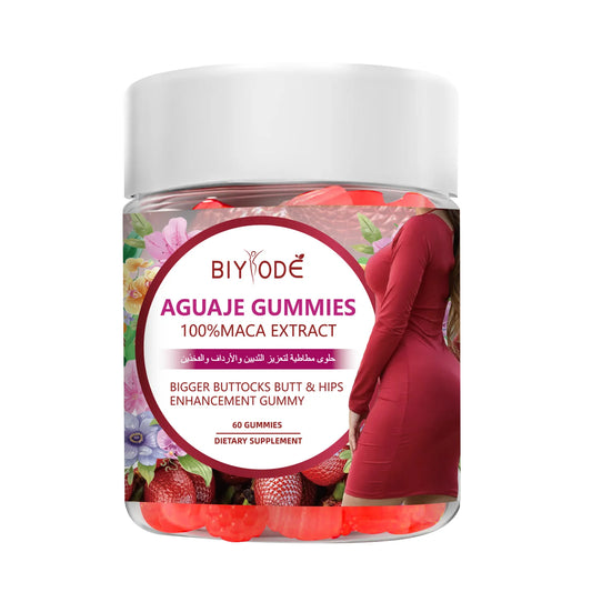 Private Label Custom Aguaje-Gummies Herbal Supplement OEM ODM HALAL GMP Certified Herbal Formula Gummies Body Shaping Support Factory Direct Wholesale
