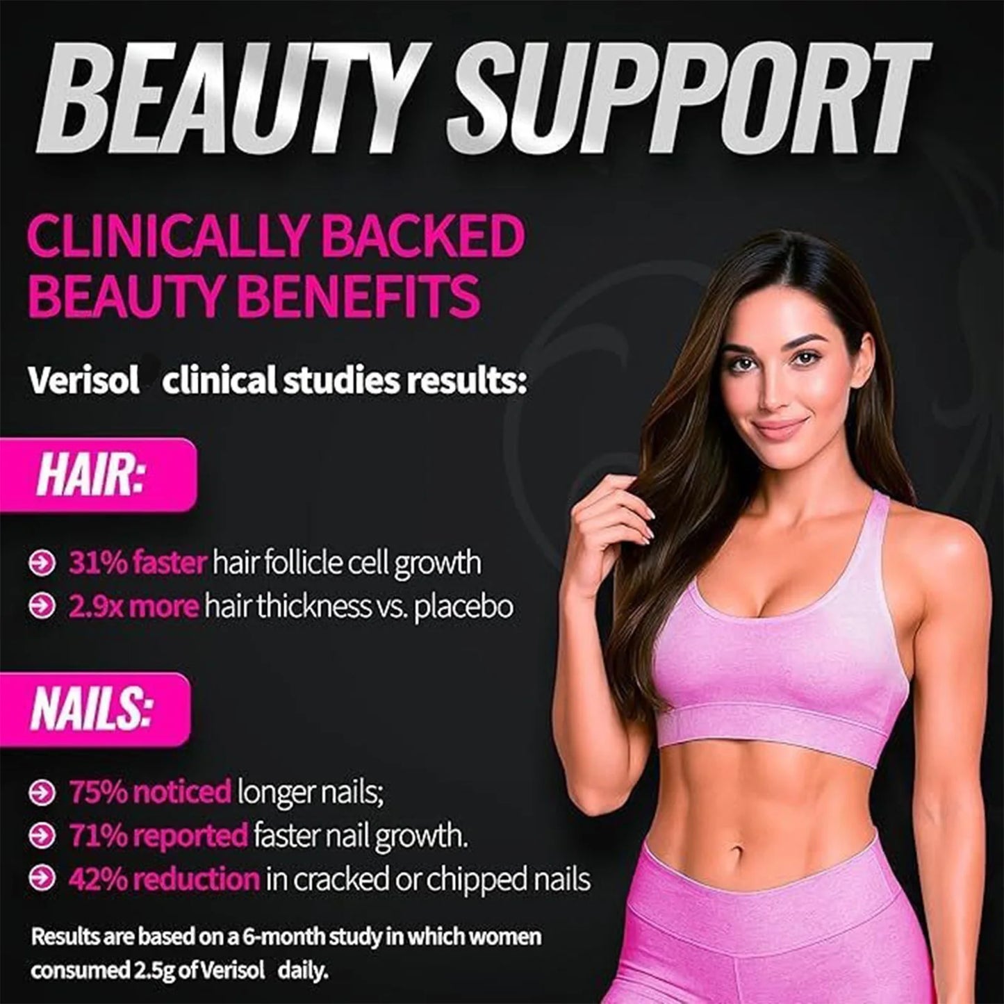 Private Label Female Creatine for Booty & Glutes Growth with Collagen BCAA Clean Formula