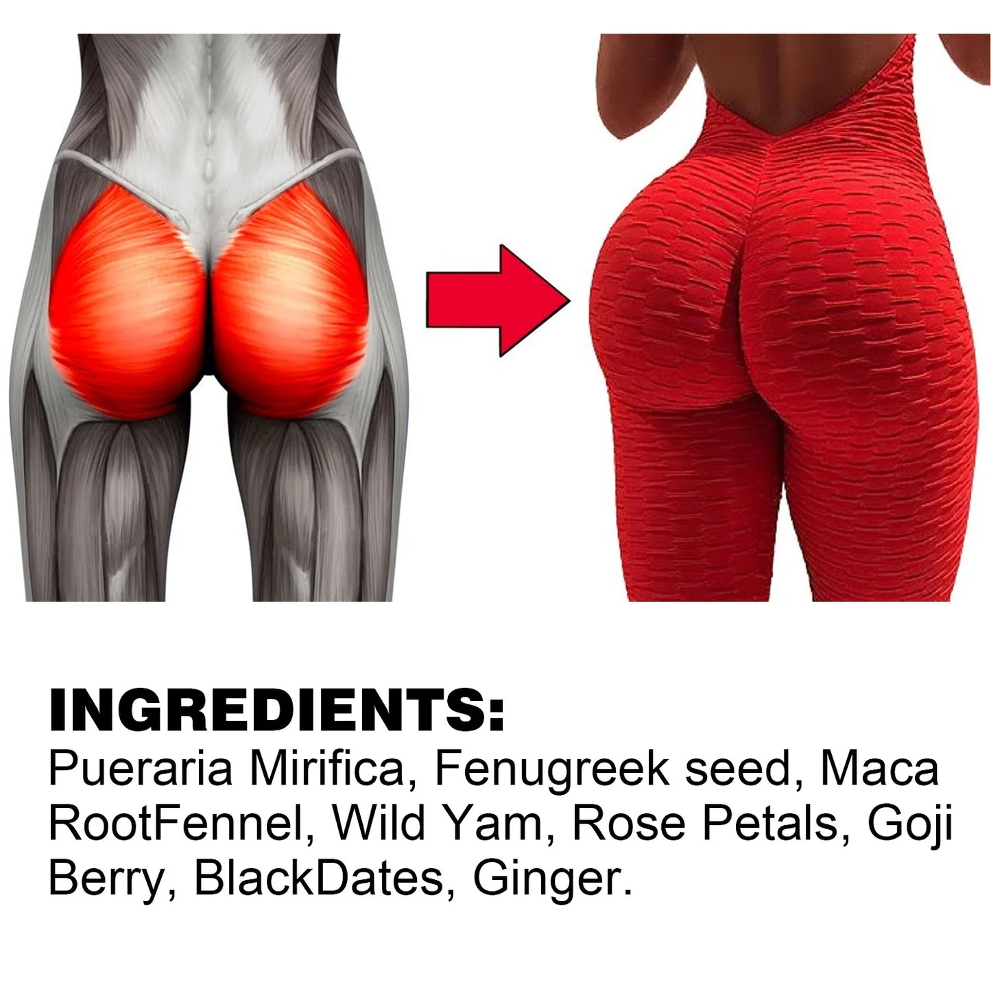 OEM ODM Private Label Herbal Supplement Buttocks Enlargement Tea Bag Hip Up Body Shaping Tea Butt Enhancement Fenugreek Maca Root NSF HALAL GMP COA Bulk Factory Supply