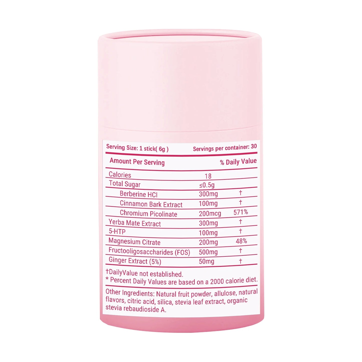 Berberine Herbal Cutting Drink Powder Stick Gut Health & Metabolism Support Formula OEM Private Label Dietary Supplement