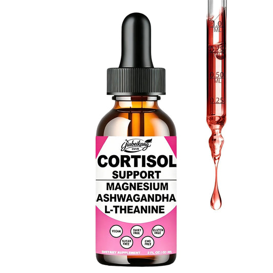 OEM Private Label Herbal Liquid Drops with Magnesium Ashwagandha L-Theanine Daily Wellness Support Formula Supplement